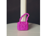 Крошечная гламурная сумочка ярко-розового цвета. (1218)