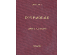 Donizetti. Don Pasquale Klavierauszug (it), gebunden