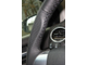 Кожаная накладка на руль Ford Focus II (C307) (2005-2011), Ford C-MAX I (DM2) (2007-2010), Ford Tourneo Connect (PU2) (2010-2013), черная