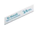 Полотна для ножовки по металлу, 300 мм, 24 TPI, BIM, 2 шт Gross