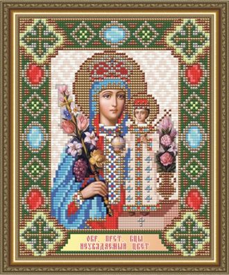 Неувядаемый цвет образ Пресвятой Богородицы AT-5016 (алмазная мозаика) mi