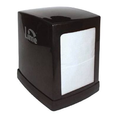 Диспенсер для салфеток настольный 2х-сторонний черный