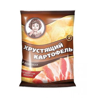 Чипсы Хрустящий картофель Бекон, 70гр