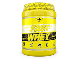 (Steel Power) Fast Whey Protein - (900 гр) - (Клубника со сливками)
