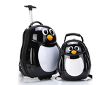 Детский чемодан на 2 колесах Пингвин Vitacci Kids