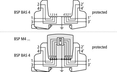 926304	Базовый элемент для УЗИП BLITZDUCTOR XT/SP четырехполюсный
