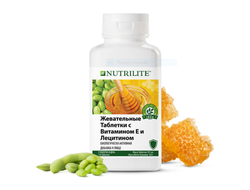 NUTRILITE™ Жевательные таблетки с витамином Е и лецитином (110 табл)