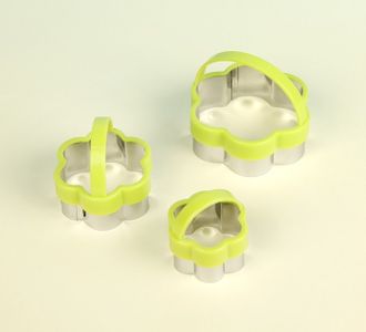 Набор форм для вырезания печенья &quot;Цветок&quot;, 3 шт