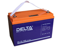 Гелевый аккумулятор Delta GX 12-100 (12 В, 100 А*ч)
