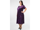 Нарядное платье из бархата Арт. 8061 (Цвет фиолет) Размеры 60-90