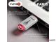 Флешка FUMIKO PARIS 4GB серебристая USB 2.0.