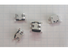 Разъем зарядки microUSB № 6 Fly DS131, FS504, IQ436, IQ436i, IQ4404, iQ4418, iQ4490, IQ4504, IQ4601, iQ454, iQ456, iQ440, FS504 MC-063