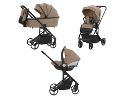 Коляска 3в1 Carrello Alfa CRL-6508 Evening Beige