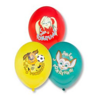 Шар "Барбоскины с Днем Рождения" цветной Шар "Барбоскины с Днем Рождения" цветной