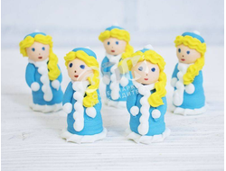 Сахарная фигурка Снегурочка Объемная, 1 шт