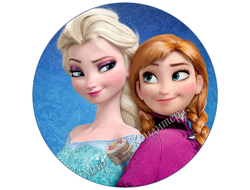 Вафельная картинка &quot;Frozen&quot;, d=20 см, №2