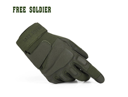 Перчатки тактические Free Soldier (цвет зеленый)