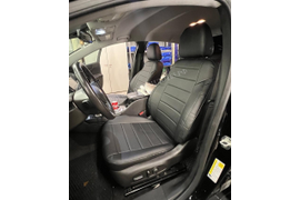 Chevrolet Malibu IX (2016+) (экокожа, черный+черный)