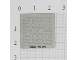 Трафарет BGA для реболлинга игровой консоли WII-CPU (новая модель) 0,6 мм