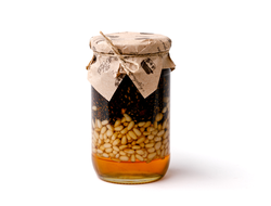 Сосновая шишка в меду с кедровым орехом, 440 гр