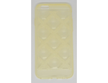 Защитная крышка силиконовая iPhone 6/6S с золотистой сеткой