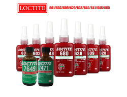 Loctite 601 603 609 620 638 640 641 648 660 680   стопорное соединение для цилиндрических деталей  50 мл/250 мл