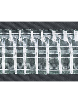 Шторная полупрозрачная лента для узкой карандашной складки, на отрез для дизайнеров и мелкий опт