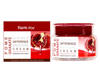 Farmstay Visible Difference Moisture Cream Pomegranate. Увлажняющий крем с гранатом, 100 г. 800109