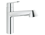 Смеситель для мойки GROHE Eurodisc Cosmopolitan с выдвижной лейкой, хром 32257002