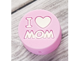 I love mom - розовый