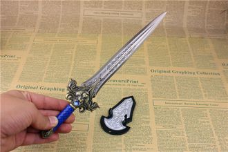 Меч Короля Ллейна — Warcraft Frostmourne Sword 30 см.