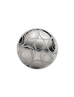 Магниты для штор круглые, декоративные, цвет серебристый или хром глянец, 1ю