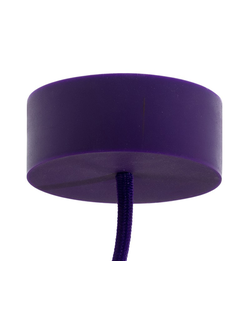 Фиолетовая силиконовая плоская потолочная чашка SIL-VIOLET-ROSE