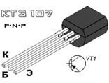 Транзистор КТ3107Б в Перми (PNP, 45В, 0.1А, 250МГц) -  &quot;ПЭГ&quot;