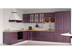 Модульная кухня "Гарда" цвет фасада: пурпур