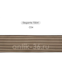 Арт. 70041, серия Elegante. Полосатая жаккардовая тесьма-бордюр