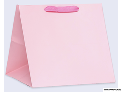 Пакет под торт, розовый, 30 х 30 х 30 см