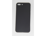 Защитная крышка силиконовая iPhone 7/8 Plus, карбон чёрная