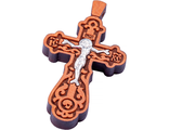 Крест Православный, дерево-серебро, 26