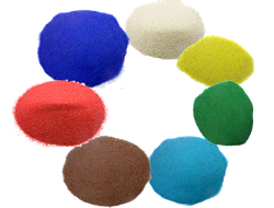 Цветной рассыпной песок для рисования и терапии