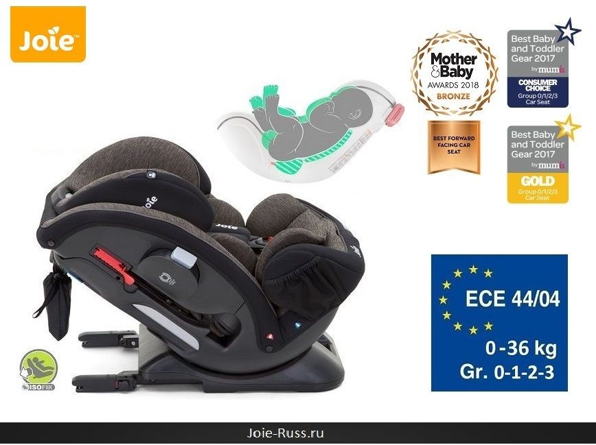 Joie Every Stage ISOFIX детское автокресло группа 0+/1/2/3 с положением для сна