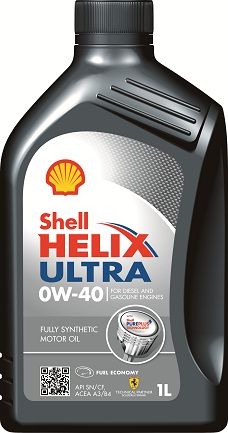 SHELL Helix Ultra 0W40 син.мот.масло 1л