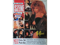 Music Szene Magazine November 1986 Tina Turner, Иностранные музыкальные журналы, Intpressshop