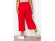 Женские летние брюки-капри  &quot;&quot;ЛОФИ&quot;&quot; арт.  721140 (Цвет красный) Размеры 50-66