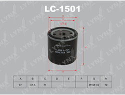 Фильтр масляный Lynx LC-1501