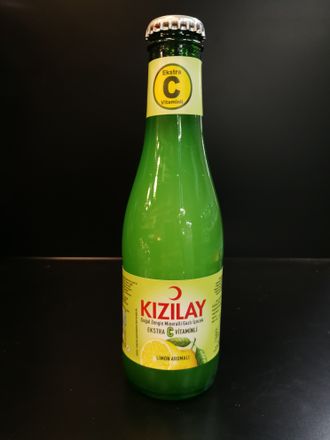 Минеральная вода Kizilay с лимоном, 200 мл (бутылка, стекло)