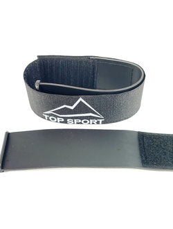 Липучки для горных лыж TopSport черные