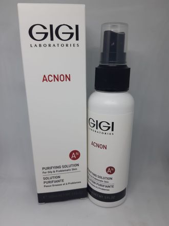 Gigi Acnon Purifying solution \ Эссенция-спрей дезинфецир. для пробл. и жирн. кожи, 100мл