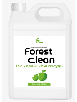 Forest clean гель для мытья посуды 5 л