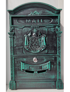 Ящик почтовый А-4010В Зеленая патина
